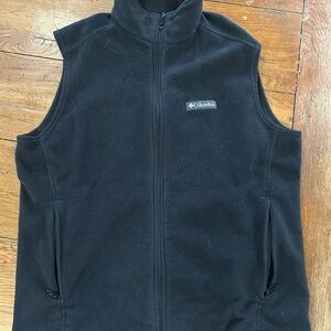 Columbia Midnight Black Sleeveless Fleece